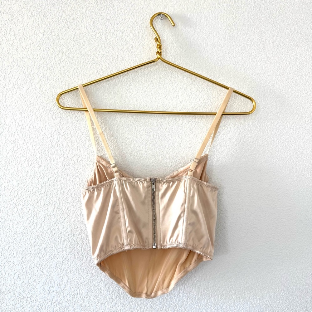 Urban Outfitters Lexi Satin Cropped Corset Top - Picture 5 of 9